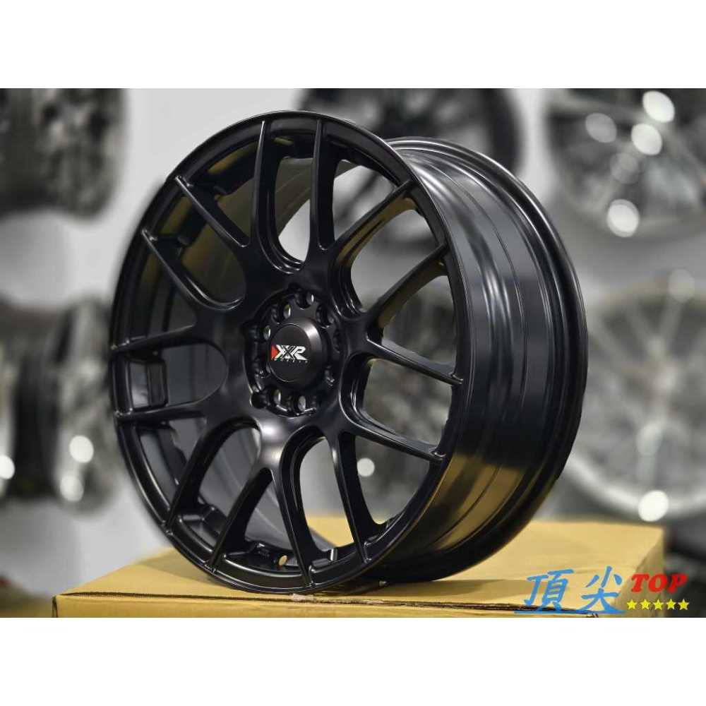 【頂尖】全新XXR鋁圈 XXR530 17吋鋁圈5X114.3/5X100 7J ET40平光黑 美國XXR鋁圈-細節圖2