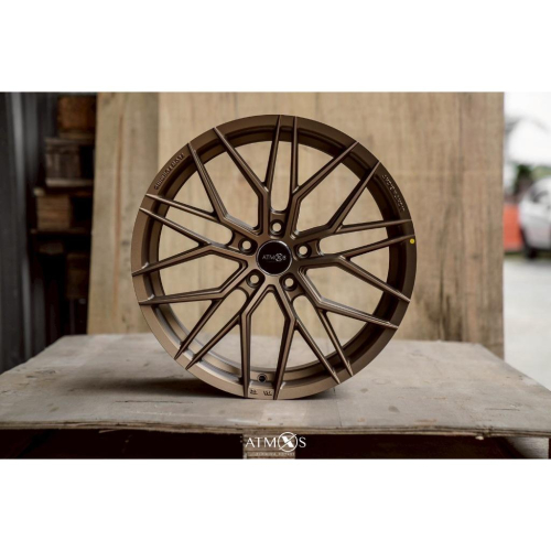 【頂尖】全新ATMOS X X17 平光古銅 18吋鋁圈 5x108 8j et38 ATMOS X鋁圈/18吋旋壓鋁圈