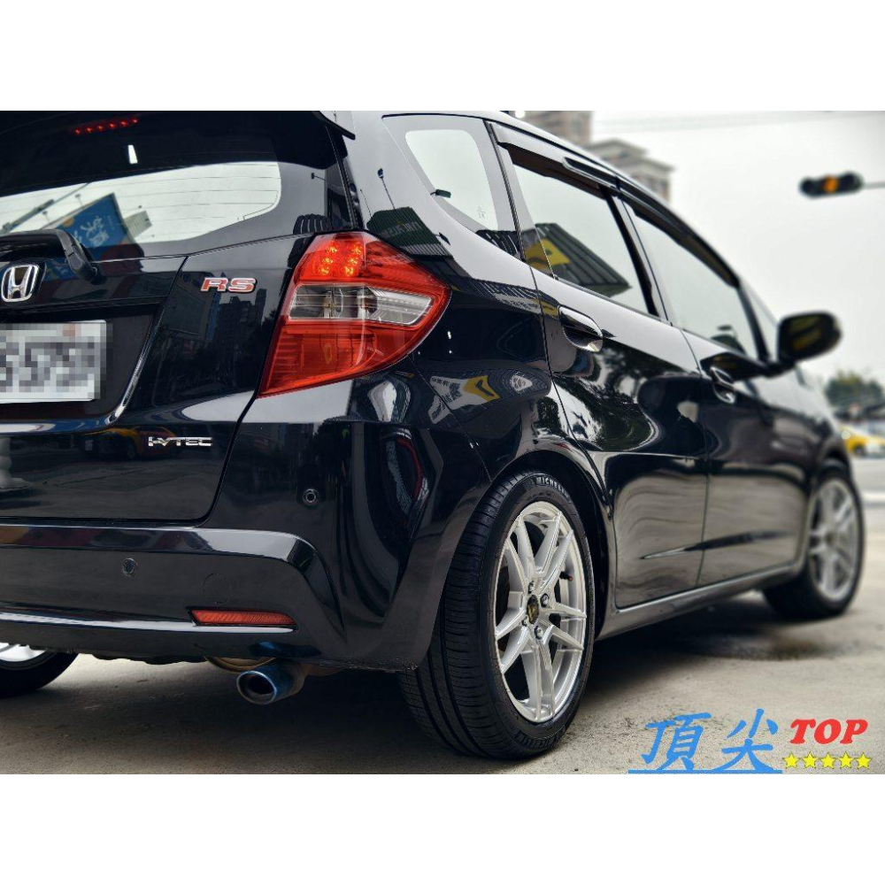 【頂尖】全新 si鋁圈 PS7 16吋鋁圈 4X100 7J ET40 閃銀 重量7.4KG FIT鋁圈實車照-細節圖4