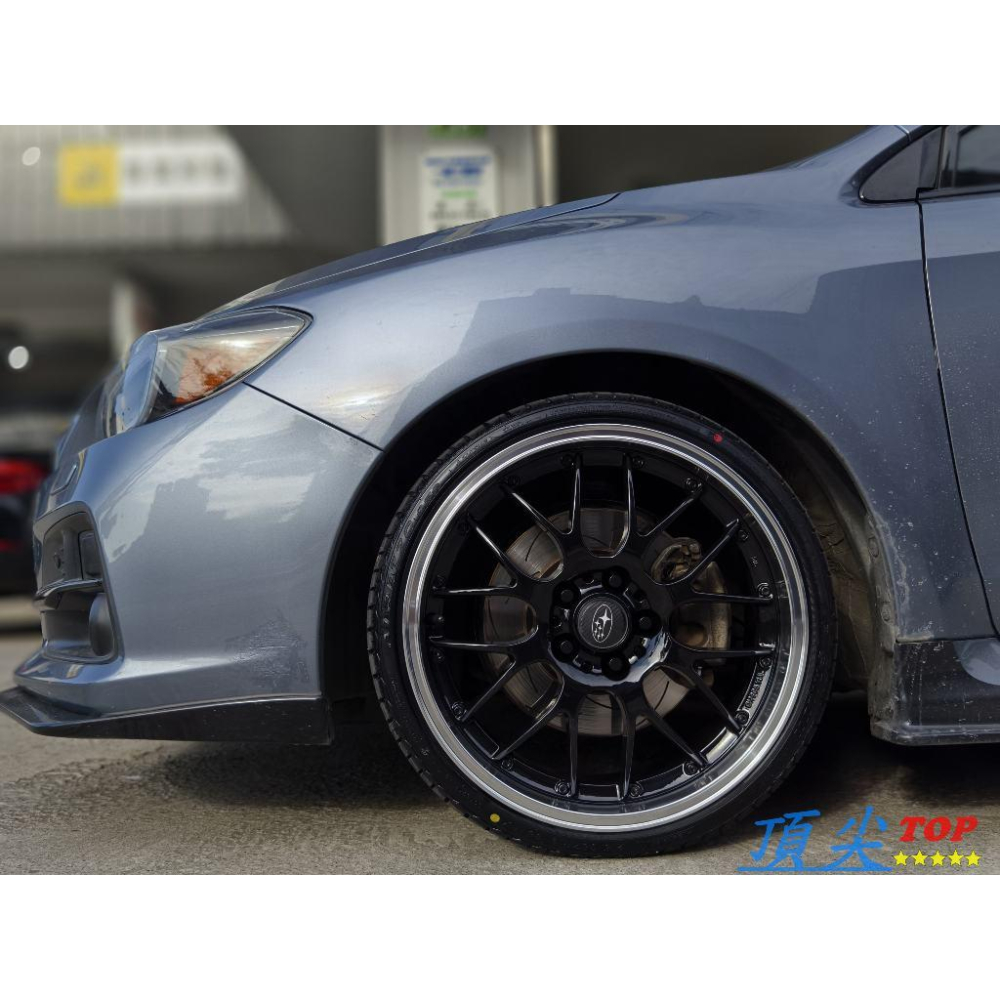 【頂尖】全新 類RSGT鋁圈 19吋鋁圈 8.5J 5X114.3 ET45 深唇鋁圈/海拉風鋁圈 Levorg鋁圈照-細節圖5