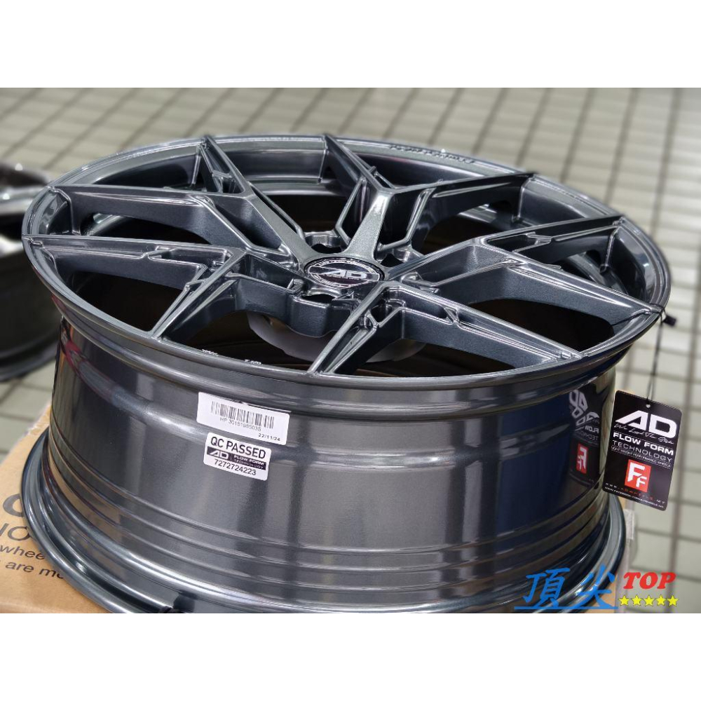 【頂尖】全新ADwheels鋁圈 19吋旋壓鋁圈 5X112/5X114.3 8.5J ET40 AD鋁圈ADF-501-細節圖6