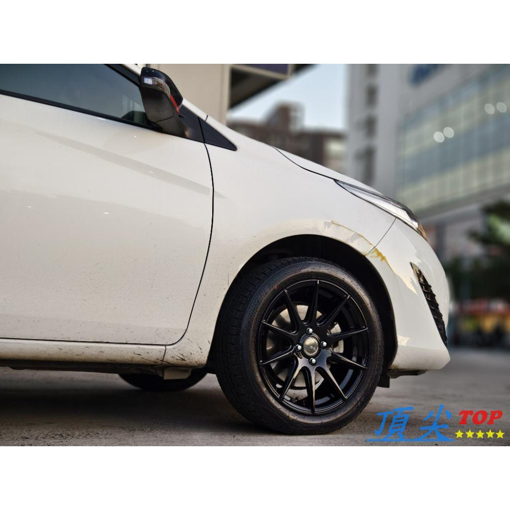 【頂尖】全新鋁圈 SI鋁圈 S881 16吋鋁圈 4X100/5X100/5X114.3 YARIS鋁圈實車照片-細節圖2