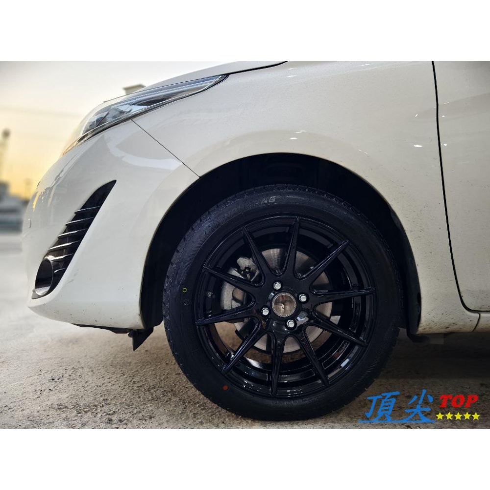 【頂尖】全新鋁圈 SI鋁圈 S881 16吋鋁圈 4X100/5X100/5X114.3 YARIS鋁圈實車照片-細節圖4