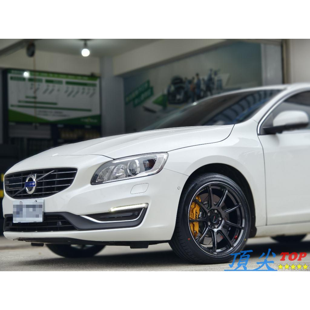 【頂尖】全新CROSS SPEED鋁圈RS9 18吋旋壓鋁圈8.5J 5X108 ET43 VOLVO V40鋁圈實車照-細節圖2