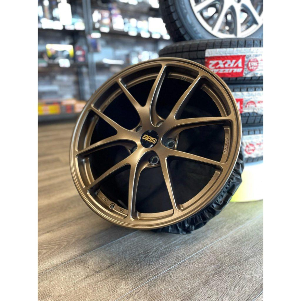 【頂尖】全新 BBS鋁圈 BBS RIA 18吋鋁圈 5X112/5X108 鈦色鋁圈/平光古銅鋁圈 18吋BBS鋁圈-細節圖2
