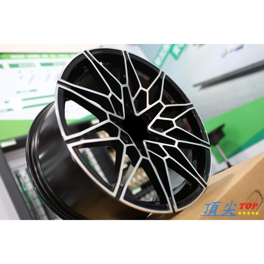 【頂尖】全新類 BMW G82 M4 原廠19吋鋁圈 前後配 5X120 8.5 9.5J 黑色車面 現貨供應中-細節圖2