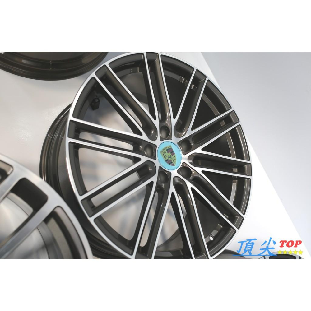 【頂尖】全新PORSCHE鋁圈 21吋 9.5+11J ET46+58 類保時捷 新Cayenn/Panamera-細節圖2