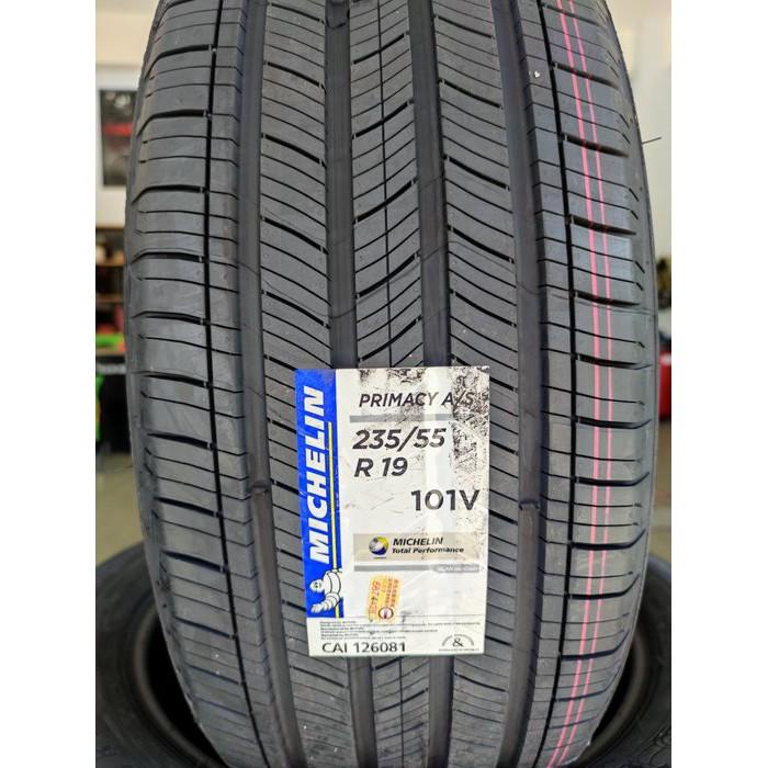 【頂尖】全新米其林輪胎 PRIMACY A/S 235/55-19 安靜舒適 高里程輪胎 耐磨指數530-細節圖2