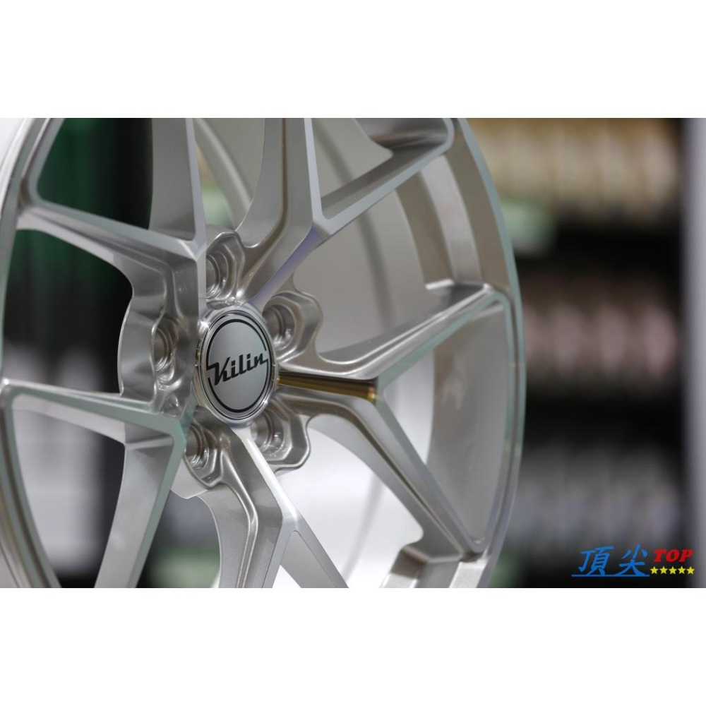 【頂尖】全新台製18吋鋁圈 V10 8J 5X114 ET45 銀車面 五爪分岔-細節圖3