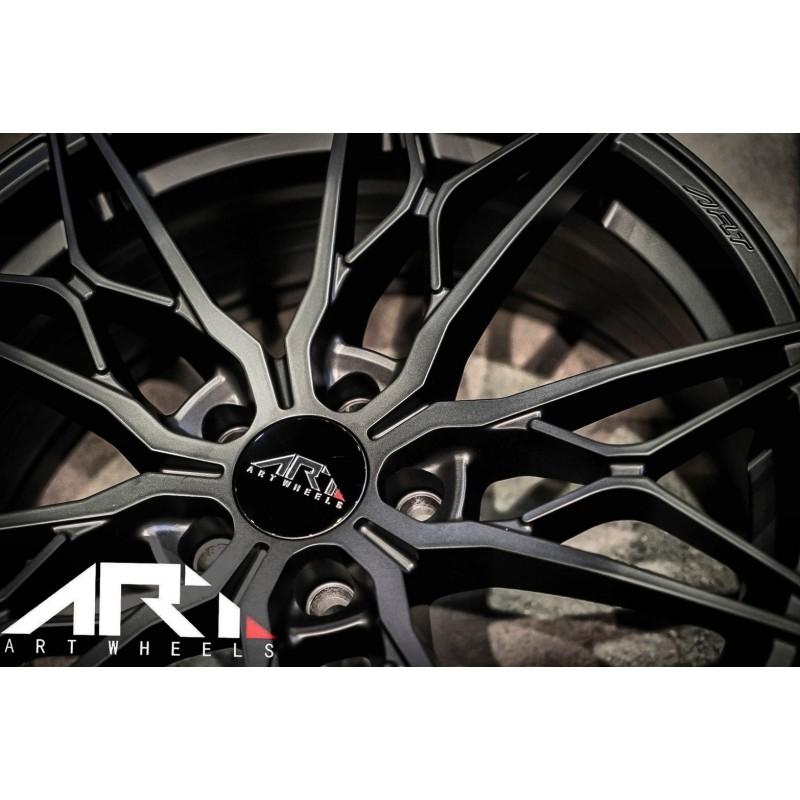 【頂尖】全新順謚19吋旋壓鋁圈 ART-1 5X108 112 114.3 120 8.5 9.5J 前後配 平光鐵灰-細節圖3