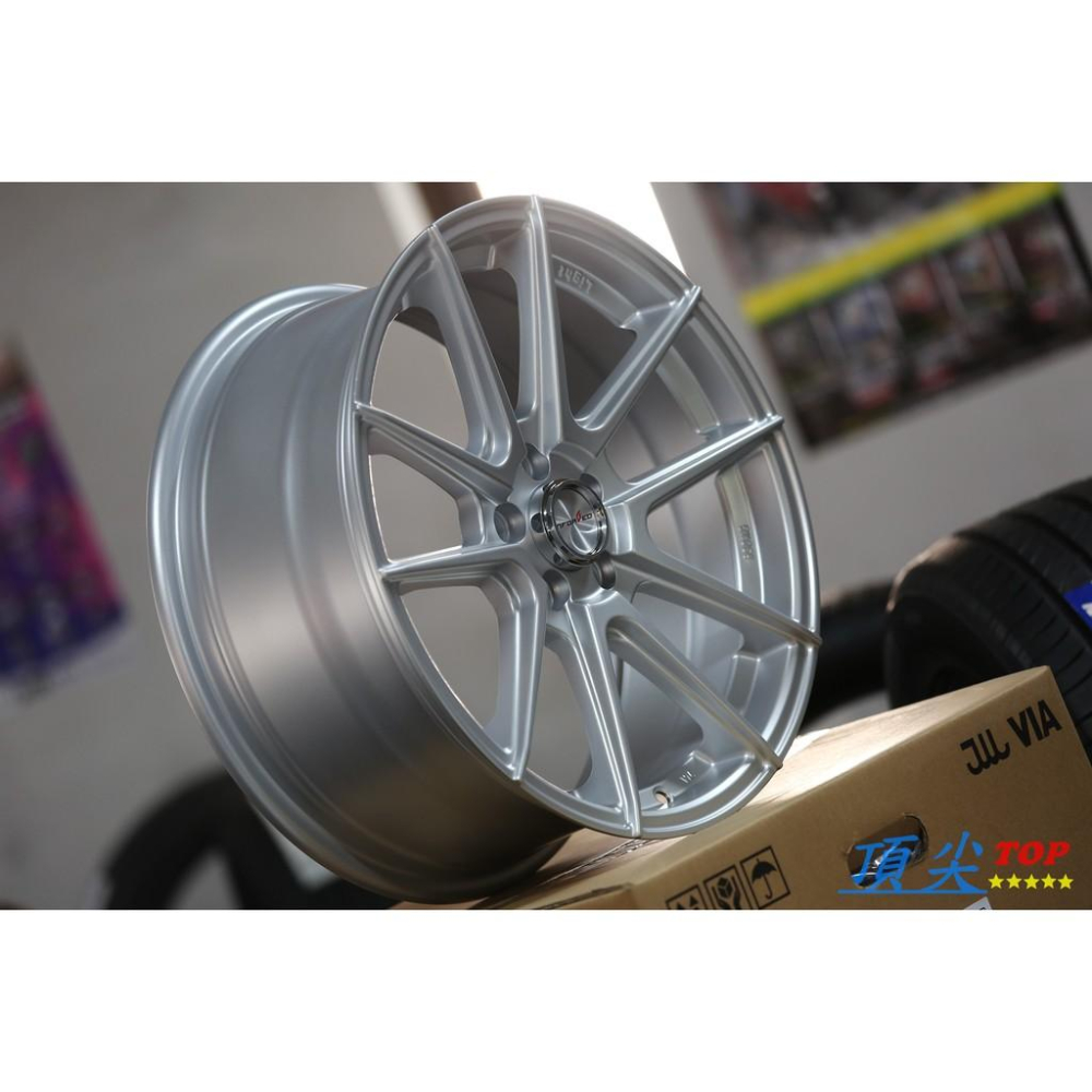 【頂尖】全新北德文鋁圈 5230 17吋 5X100 7.5J ET38 消光銀 分期零利率 ALTIS WISH-細節圖2