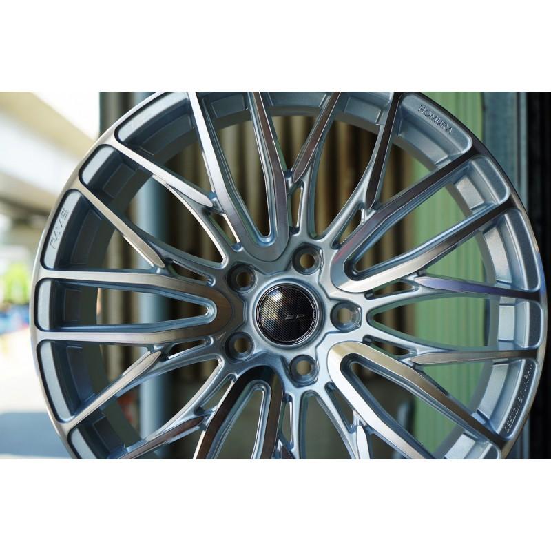 【頂尖】全新鋁圈 EP1177 類2X10BD 18吋旋壓輕量化5x100 108 114.3 112銀底車面-細節圖4