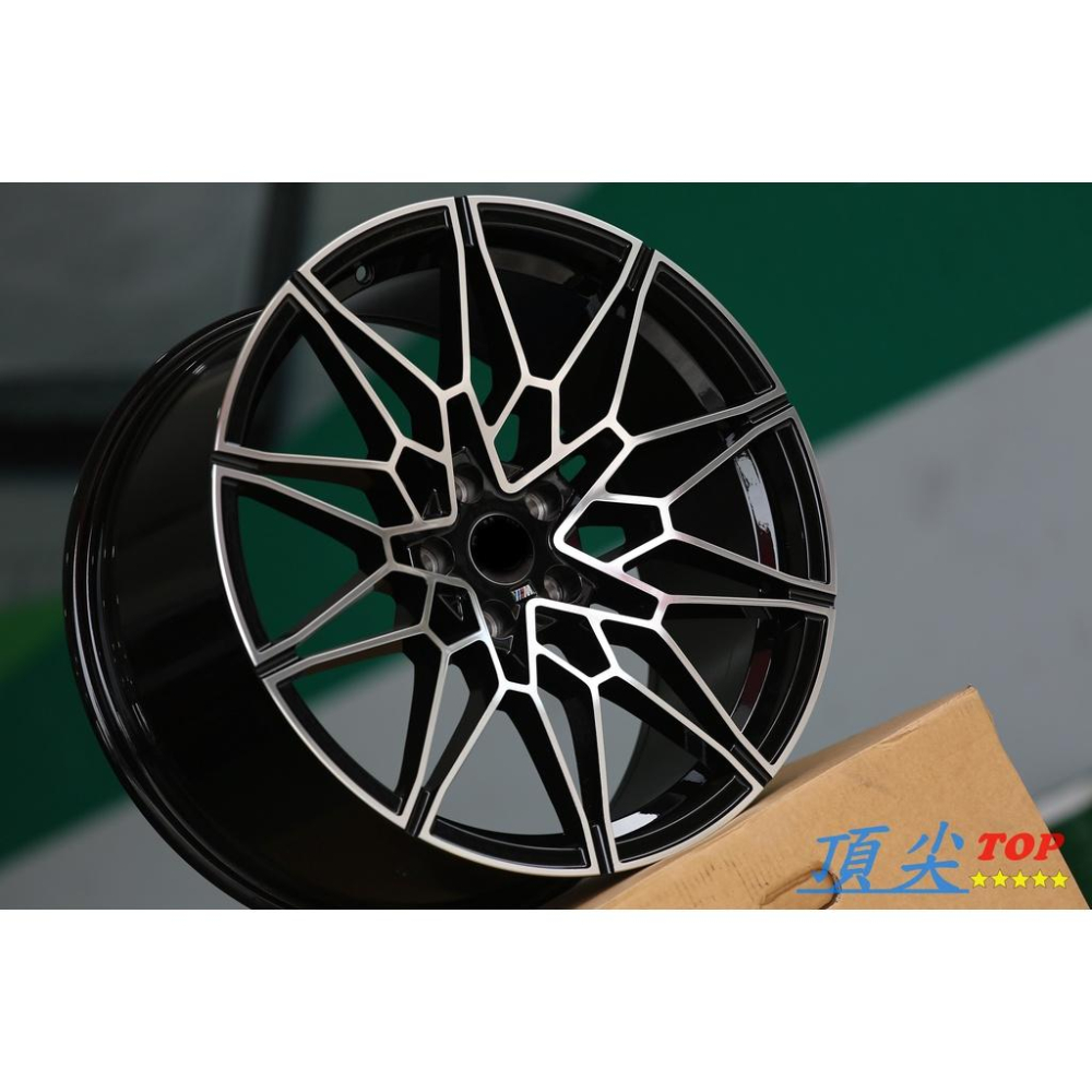【頂尖】全新BMW G82 M4 式樣19吋前後配鋁圈 5X112 8.5 9.5J ET26 37 黑車面-細節圖4