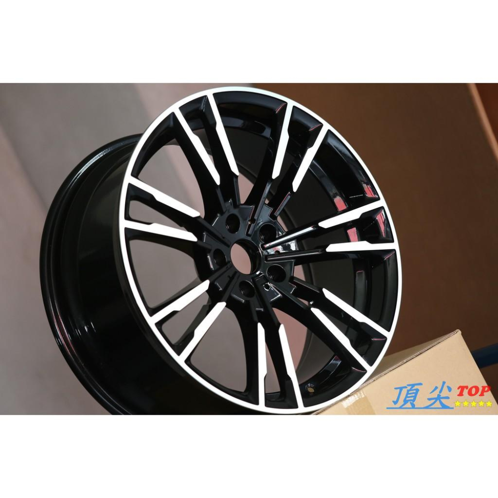 【頂尖】全新類BMW M5 原廠樣式19吋前後配 RH319 5X112 8.5 9.5J ET27 32 亮黑車面-細節圖2