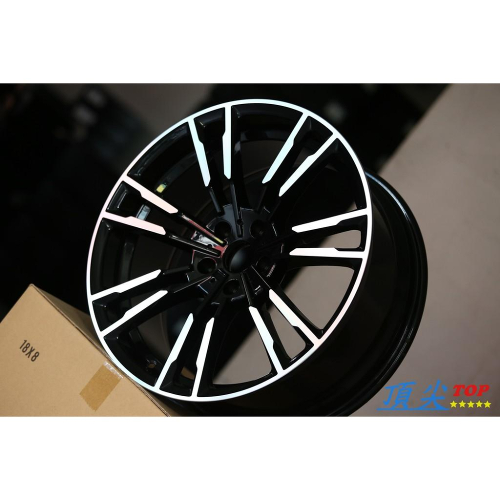 【頂尖】全新類BMW M5 原廠樣式19吋前後配 RH319 5X112 8.5 9.5J ET27 32 亮黑車面-細節圖3