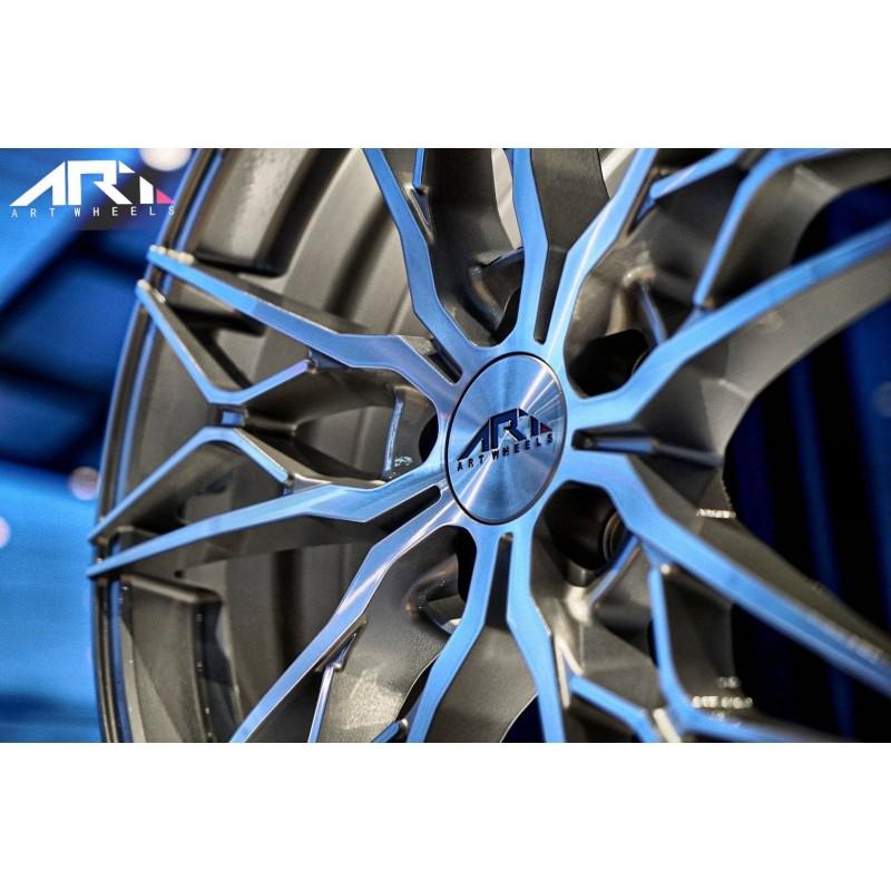 【頂尖】全新順謚19吋旋壓鋁圈 ART-1 5X108 114.3 120 8.5J ET40 42 35 銀車面-細節圖3
