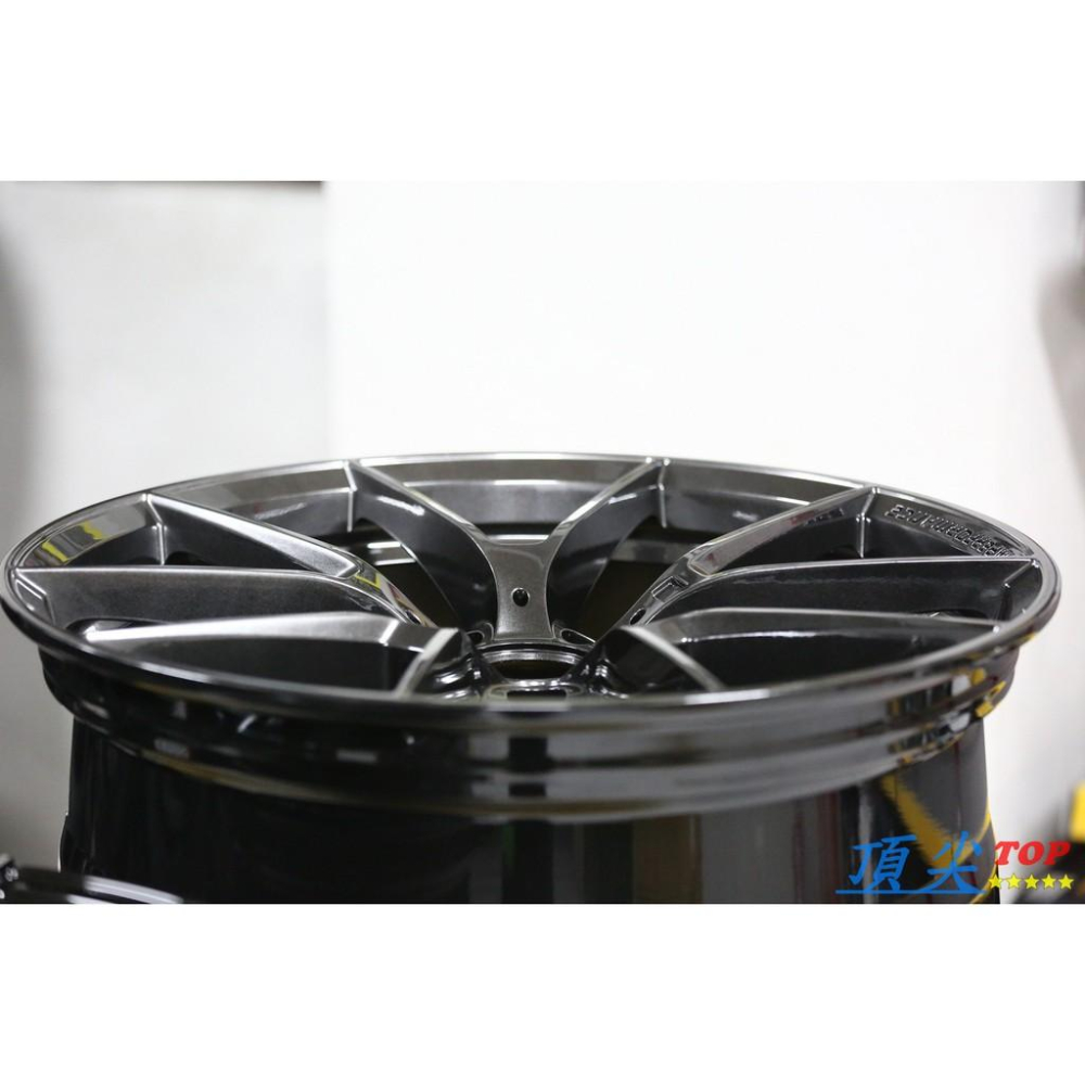 【頂尖】類M performance 19吋前後配鋁圈 5X120 8.5 9.5J ET32+40 特殊鈦色 BMW-細節圖4