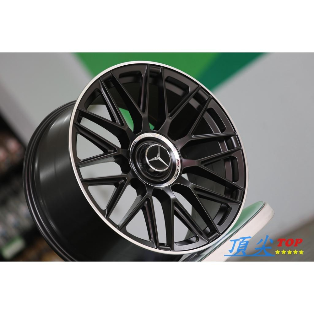 【頂尖】全新鋁圈 賓士原廠型 19吋 5X112 前後配 類AMG樣式 2022年最新款C-Class樣式-細節圖3