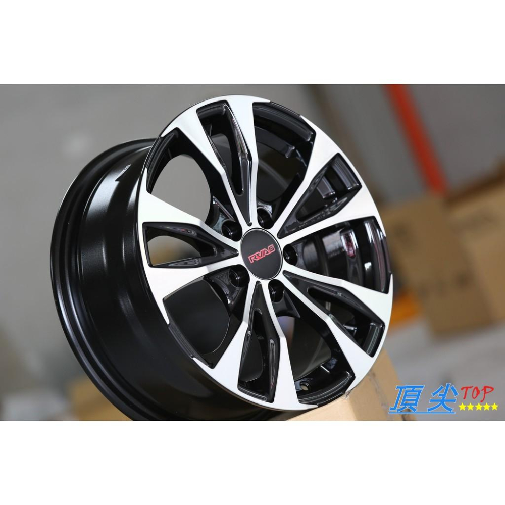 【頂尖】全新源勝發鋁圈 15吋 RH871 5X100 6.5J ET40 亮黑色車面 類雅泛迪 歡迎洽詢-細節圖3