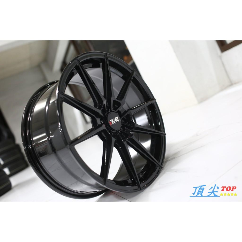【頂尖】全新美國品牌 XXR 567 18吋鋁圈 5孔全系列 8.5J ET42 鋼琴黑烤漆 放射狀-細節圖2