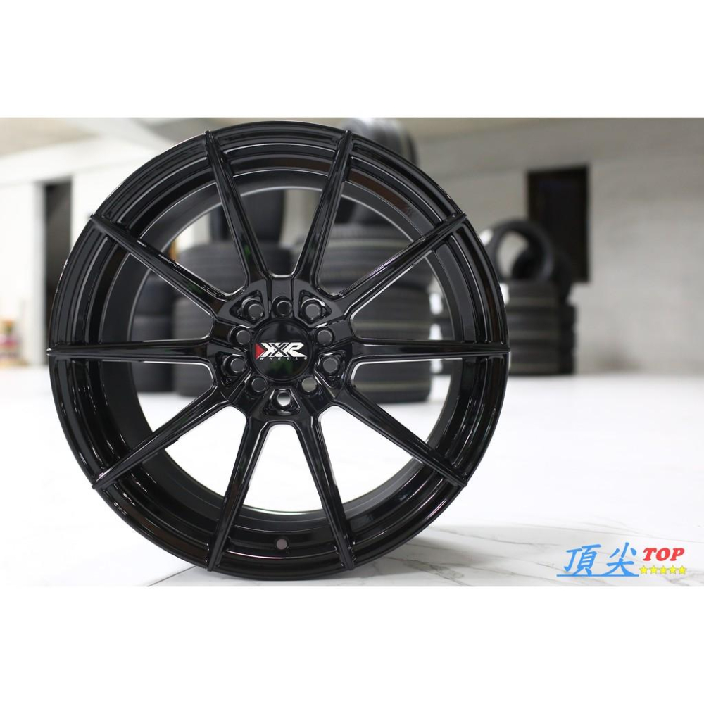 【頂尖】全新美國品牌 XXR 567 18吋鋁圈 5孔全系列 8.5J ET42 鋼琴黑烤漆 放射狀-細節圖3