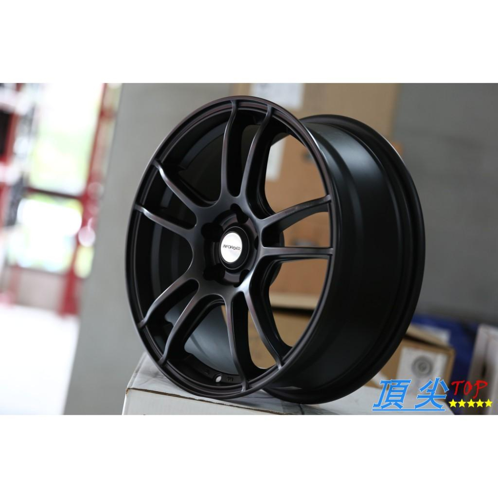 【頂尖】全新源勝發鋁圈 RH1690 17吋 5X108 7J ET42 消光黑五爪開叉 現貨庫存中 各車系歡迎詢問-細節圖3
