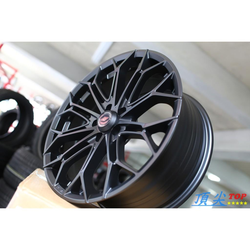 【頂尖】全新北德文鋁圈 2265 17吋 5X100 7.5J ET38 消光黑 分期零利率-細節圖2