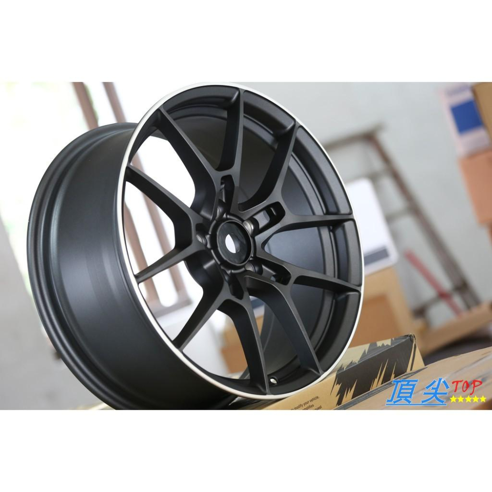 【頂尖】全新順謚鋁圈 EP14 旋壓輕量化 18吋 5X114.3 8J ET40 消光鐵灰車邊 類G025-細節圖3