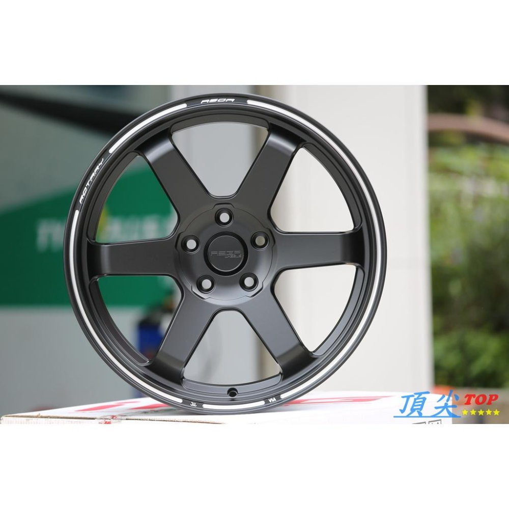 【頂尖】全新 ASGA 富特麗 18吋旋壓輕量化鋁圈 ARF11 五孔全系列 8.5J 消光黑-細節圖2