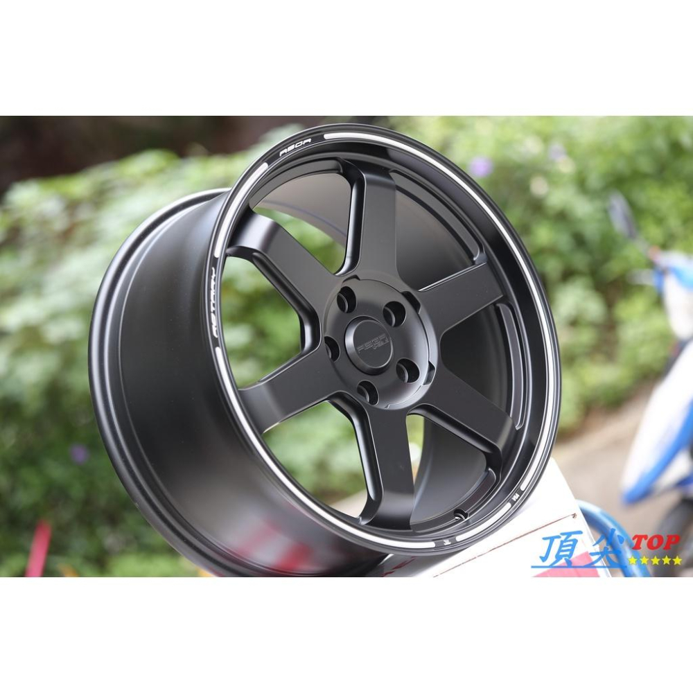 【頂尖】全新 ASGA 富特麗 18吋旋壓輕量化鋁圈 ARF11 五孔全系列 8.5J 消光黑-細節圖4