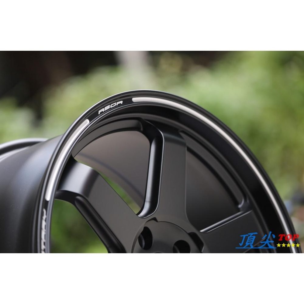 【頂尖】全新 ASGA 富特麗 18吋旋壓輕量化鋁圈 ARF11 五孔全系列 8.5J 消光黑-細節圖5