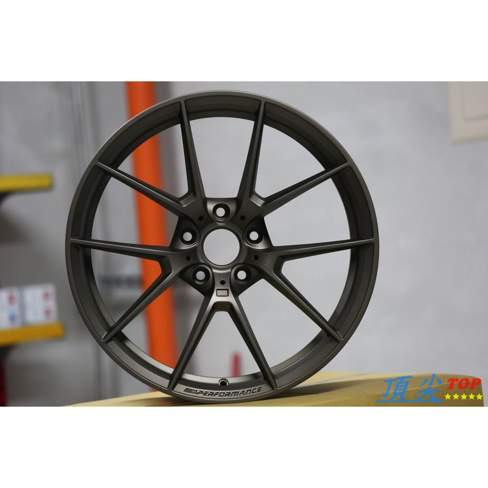 【頂尖】類BMW M performance 19吋前後配鋁圈 5X120 8.5+9.5J ET32+40 消光古銅-細節圖2