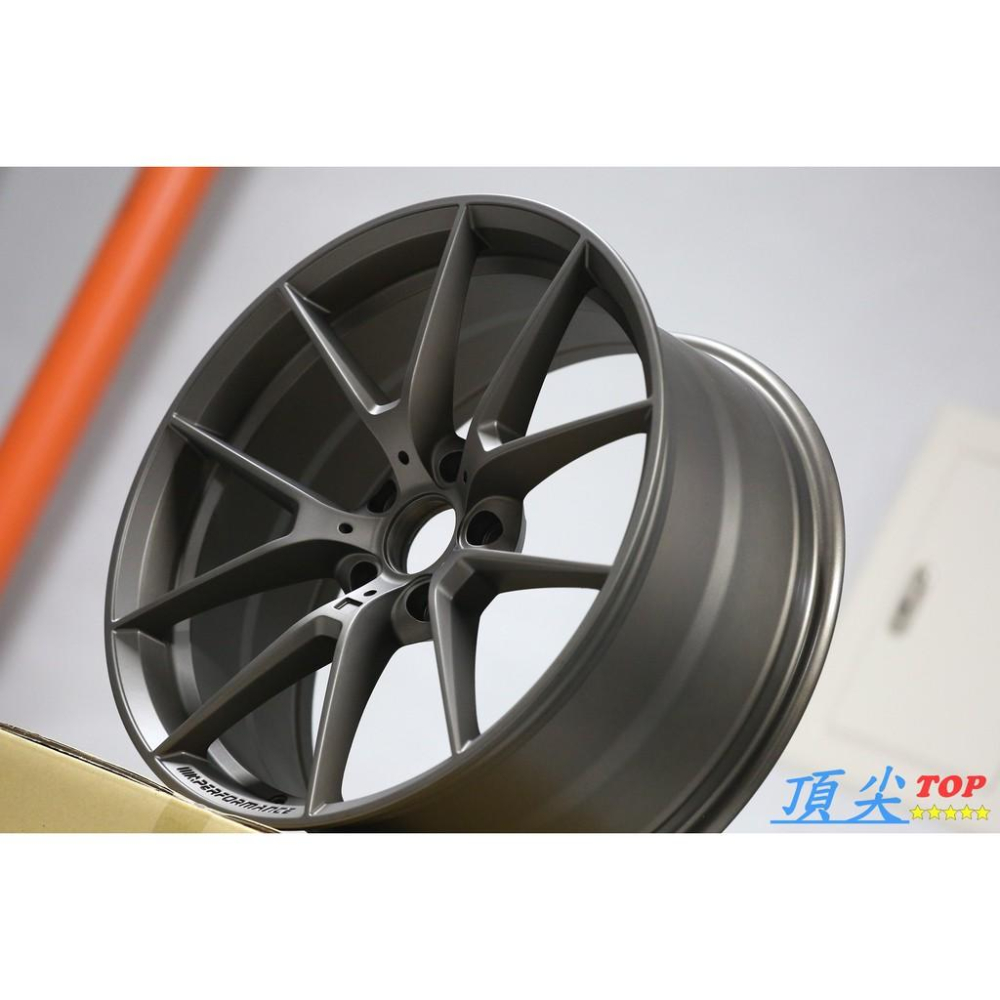 【頂尖】類BMW M performance 19吋前後配鋁圈 5X120 8.5+9.5J ET32+40 消光古銅-細節圖3