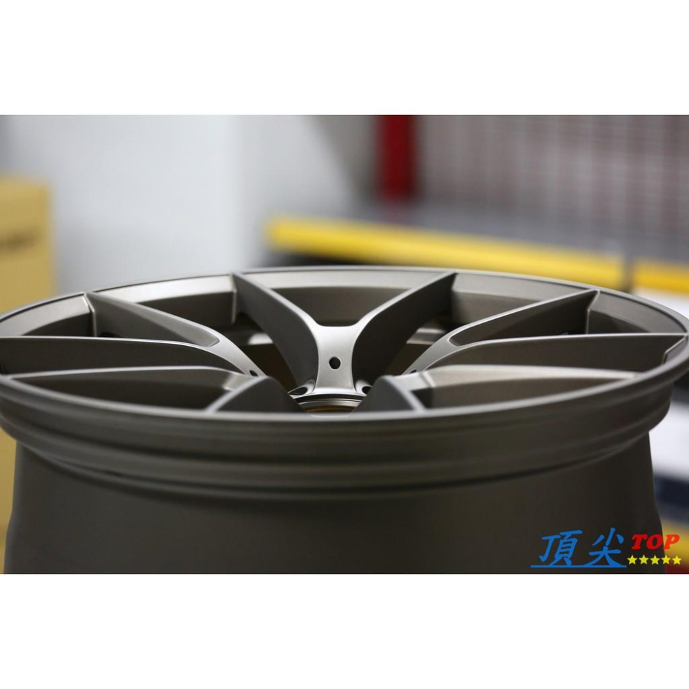 【頂尖】類BMW M performance 19吋前後配鋁圈 5X120 8.5+9.5J ET32+40 消光古銅-細節圖4
