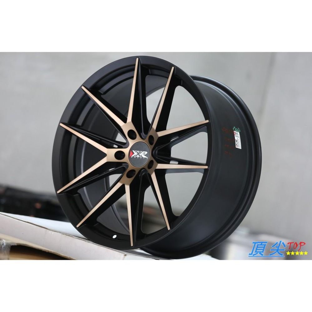 【頂尖】全新美國品牌XXR 577 18吋鋁圈 5X108 8.5J ET40 消光黑古銅金車面 其他規格歡迎洽詢-細節圖2
