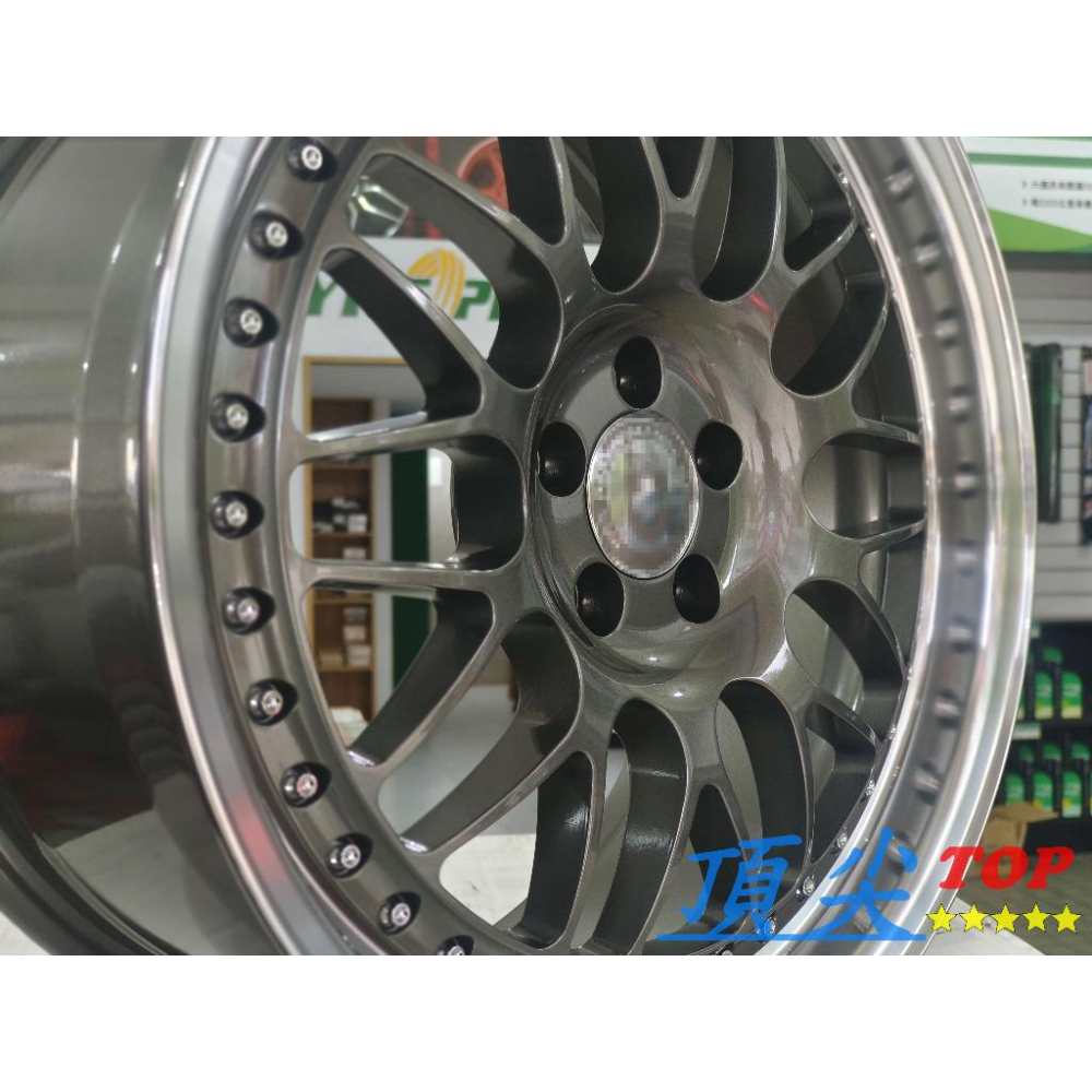 【頂尖】全新 18吋鋁圈 MJ-02 8J+9J 5X112/5X120 前後配 深唇鋁圈/海拉風鋁圈/網狀鋁圈-細節圖4