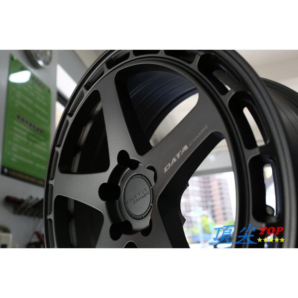 【頂尖】全新 DATA 18吋 旋壓 輕量化 鋁圈 SF-01 8.5J 5X100/114.3/108/112 平光灰-細節圖5