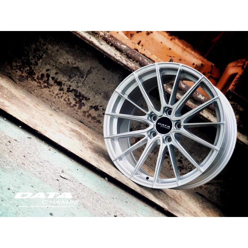 【頂尖】全新DATA 18吋旋壓鋁圈 FF11 5X100 108 112 114.3 8.5J 亮黑透明 鋼琴黑 閃銀-細節圖3
