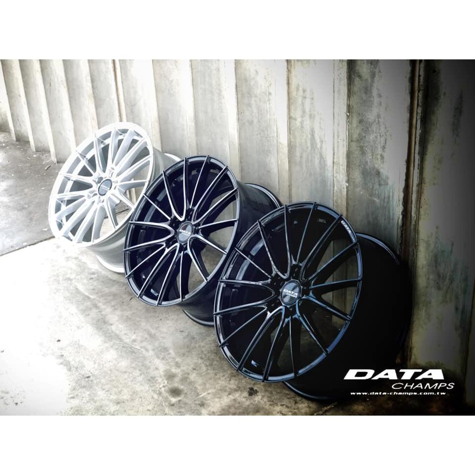 【頂尖】全新DATA 18吋旋壓鋁圈 FF11 5X100 108 112 114.3 8.5J 亮黑透明 鋼琴黑 閃銀-細節圖4