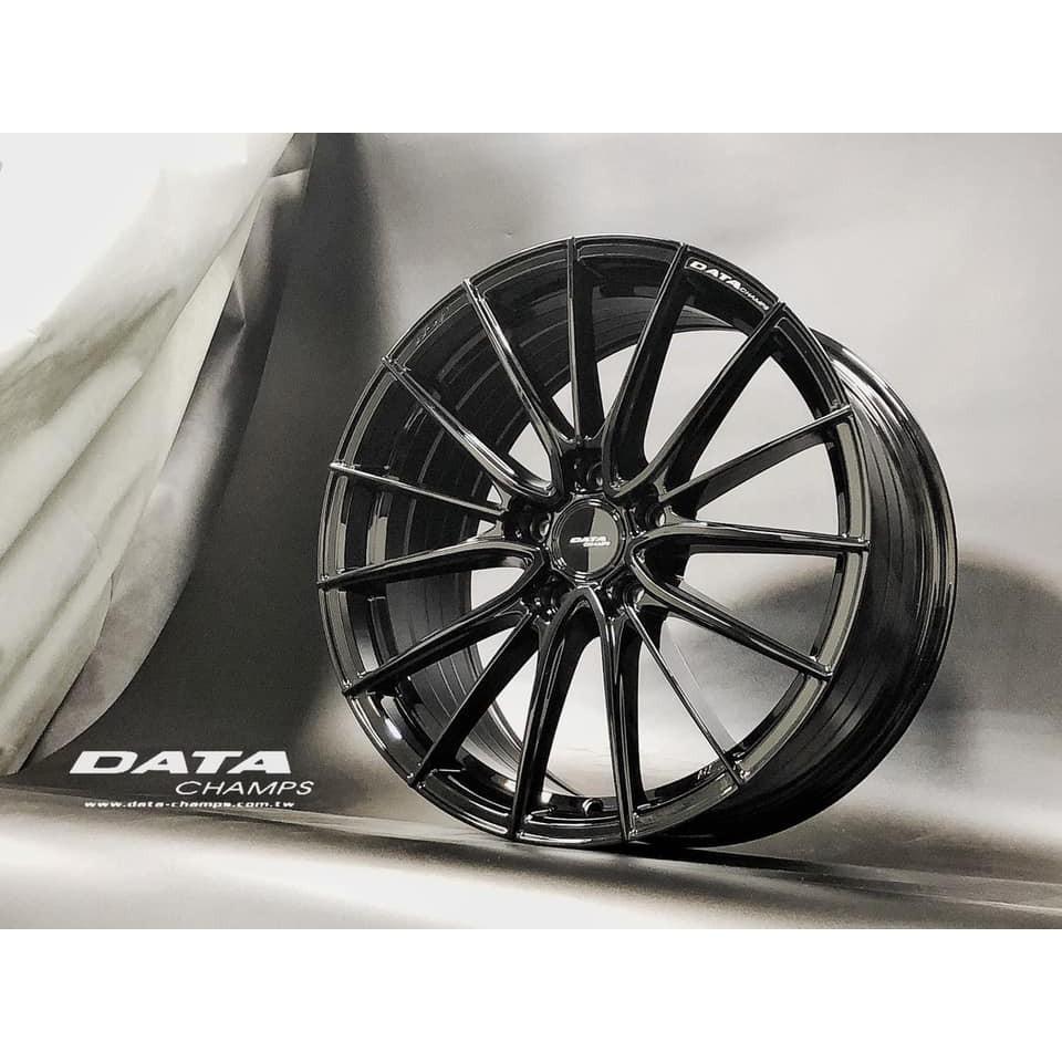 【頂尖】全新DATA 18吋旋壓鋁圈 FF11 5X100 108 112 114.3 8.5J 亮黑透明 鋼琴黑 閃銀-細節圖5