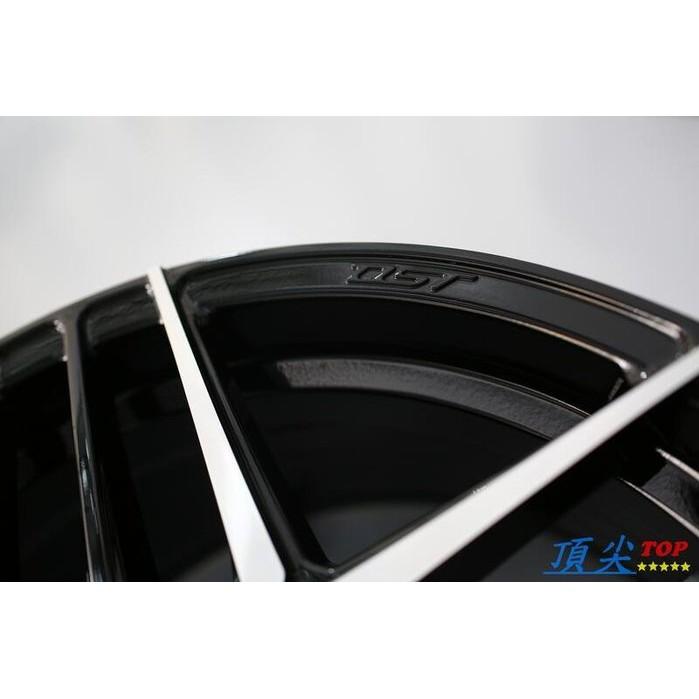 【頂尖】全新DATA 18吋DST旋壓鋁圈 FF09 5X100 108 112 114.3 8.5J 亮黑色車銀面-細節圖5