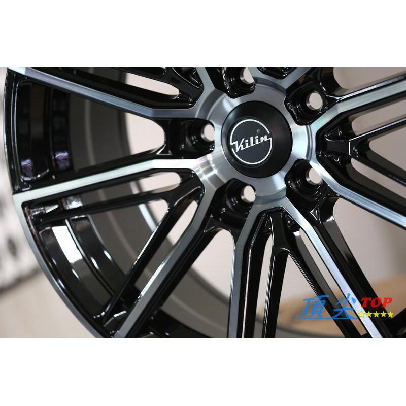 【頂尖】全新麒麟鋁圈 S514 17吋 5X114.3 ET40 7.5J 黑底銀車面 開現貨庫存中 各商品歡迎詢問-細節圖4