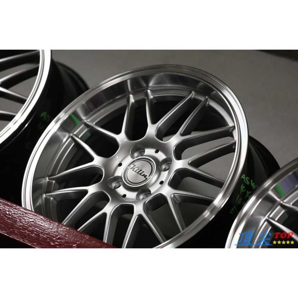 【頂尖】全新台製16吋鋁圈 ASW317 4X100 7J ET36 類ACE樣式 高亮銀 深唇 網狀-細節圖3