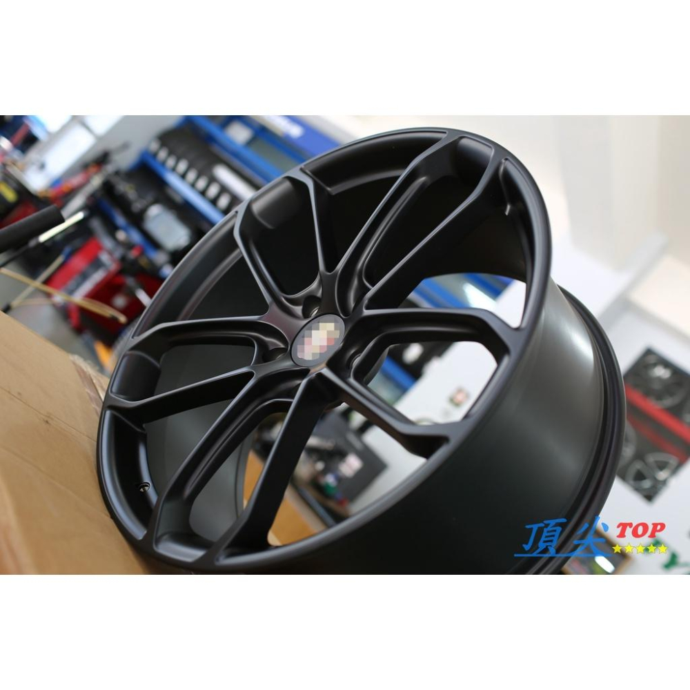 【頂尖】全新保時捷鍛造鋁圈 Porsche Cayenne Coupe/ E3 22 吋 原廠型 現貨供應 無需等待-細節圖4