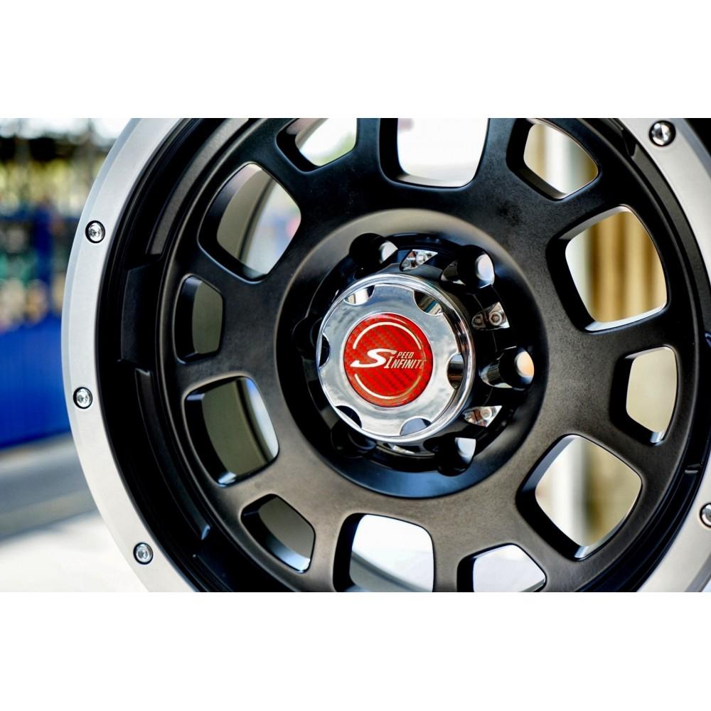 【頂尖】全新順謚17吋鋁圈 M1604B 5X114.3 127 139.7 6X139.7 平光黑車邊 越野風格-細節圖2