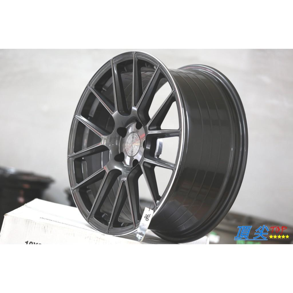 【頂尖】全新美國品牌 AG VANQUISH 19吋前後配旋壓鋁圈 5X120 8.5+9.5J 適用於BMW 亮鐵-細節圖2