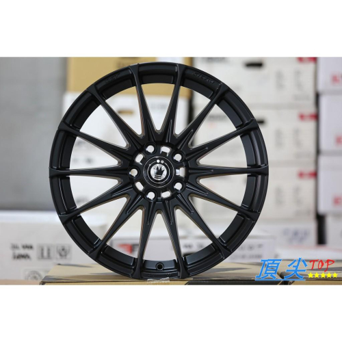 【頂尖】全新美國KONIG旋壓鋁圈 RRF08 17吋 5X108 8J ET35 消光黑 現貨庫存中 各車系歡迎詢問