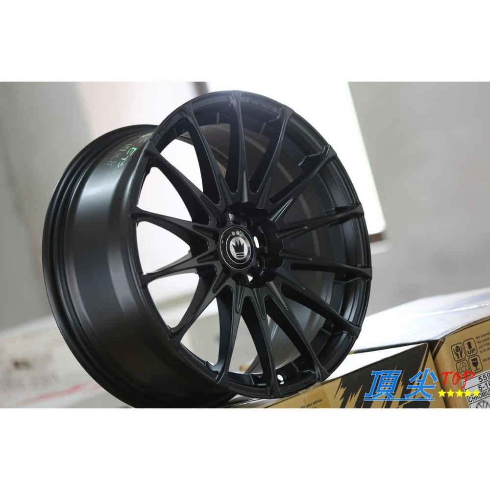 【頂尖】全新美國KONIG旋壓鋁圈 RRF08 17吋 5X108 8J ET35 消光黑 現貨庫存中 各車系歡迎詢問-細節圖2