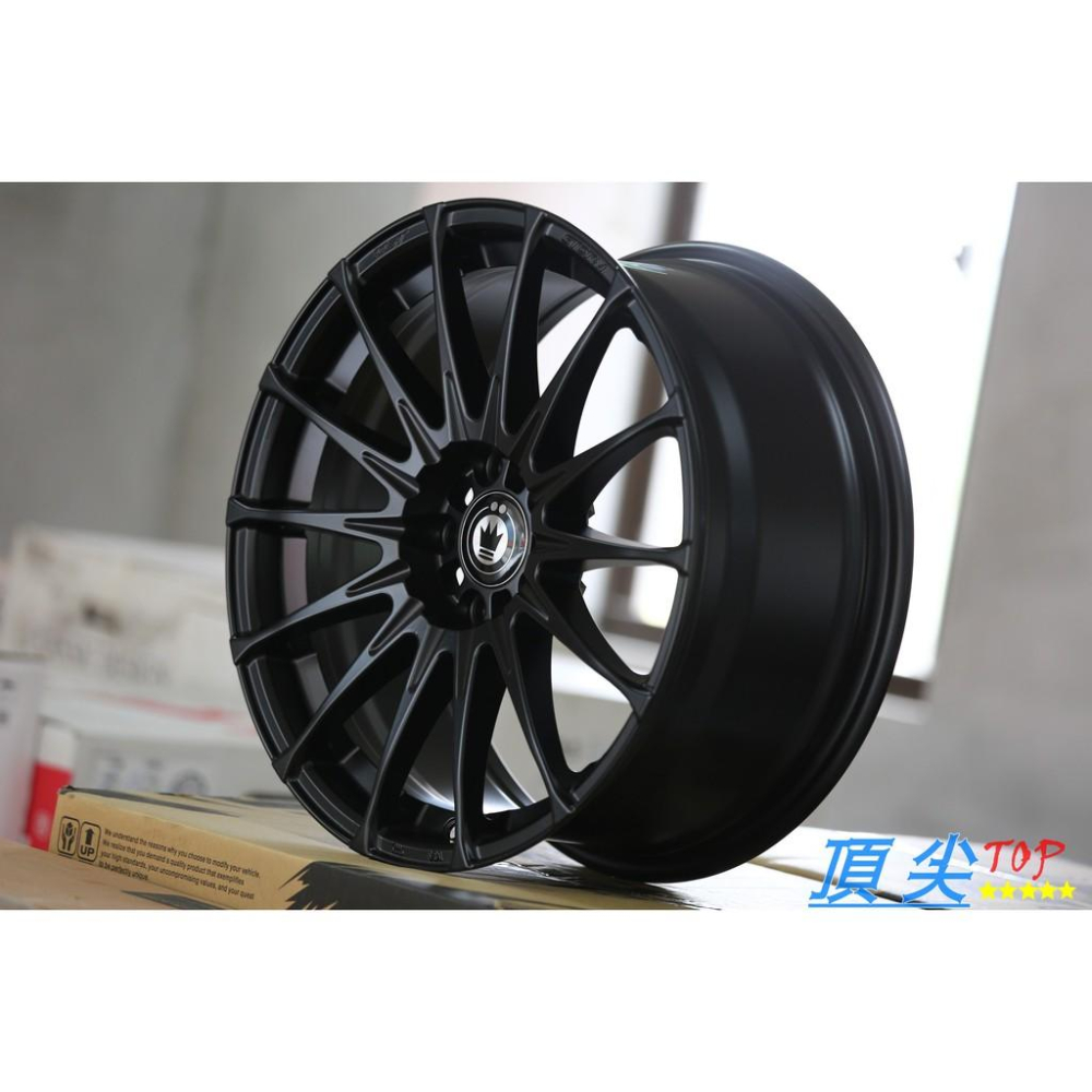 【頂尖】全新美國KONIG旋壓鋁圈 RRF08 17吋 5X108 8J ET35 消光黑 現貨庫存中 各車系歡迎詢問-細節圖3
