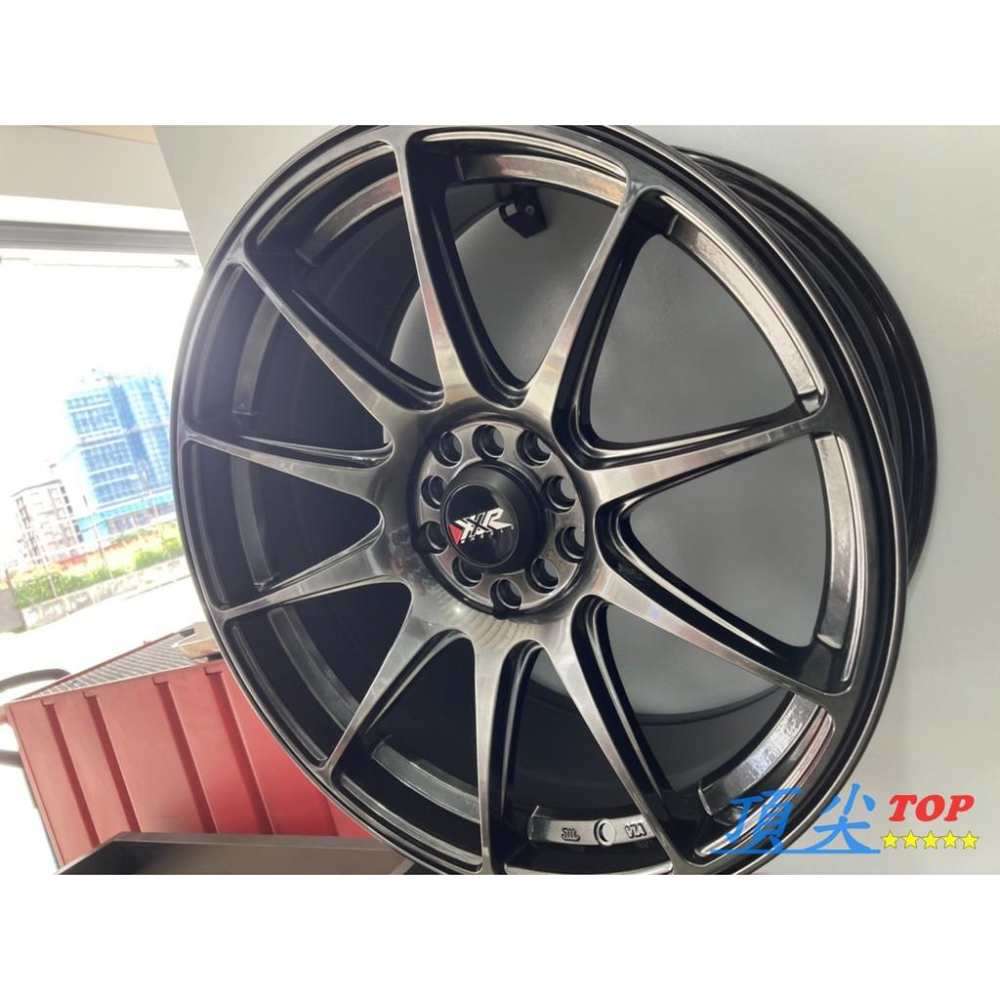 【頂尖】全新美國XXR 527 18吋鋁圈 5X100 114.3 8.5J ET42 鈦色 黑高亮-細節圖3